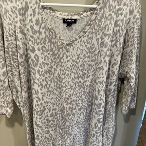 Animal print sweater